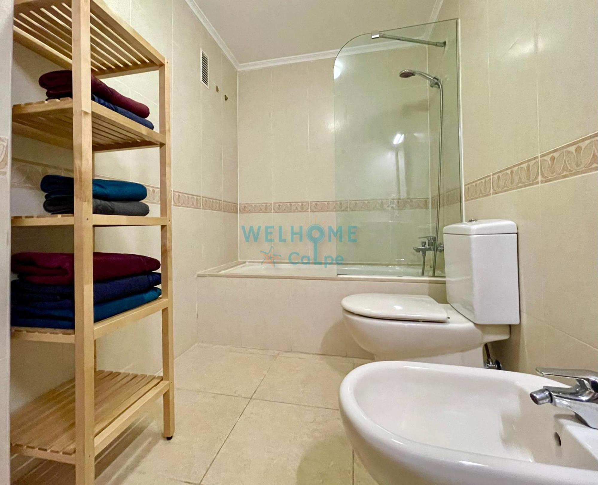 Manzana Bonito Y Comodo Apartamento Con Piscina Calp Exterior foto